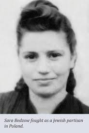 Jewish partisan Sara Bedzow celebrated her 94th birthday in the company of  her Jewish partisan husband Charles Bedzow. Sara fought with the Golovwer  Forest Otriad in Poland.