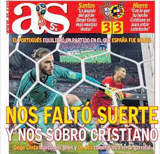 Spanish Media Hail Cristiano Ronaldo As Spectacular After Hat Trick Cristiano Ronaldo Ronaldo Real Madrid