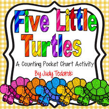 Five Little Turtles A Counting Pocket Chart Activity