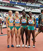 Riley day reveals the pain behind her tilt at tokyo. London England July 20 Kristie Edwards Riley Day Nana Adoma Owusu Afriyie And Naa Anang Of Australia Competing In The Women S 4x100m Relay Dur Stock Photo Alamy