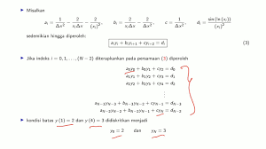 Contoh soal persamaan diferensial non exact taufiqur rokhman. Metode Beda Hingga Pada Penyelesaian Pdb Dengan Syarat Batas Youtube