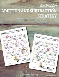 vertical addition and subtraction strategy teaching math