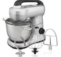 Hamilton Beach Stand Mixer with 4 Quart Stainless Steel Bowl, 7 Speeds, 300  Watt Motor, Silver, 63392G
