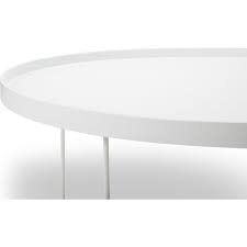 Butler specialty triton coffee table. Tray Top Round Coffee Table W Metal Legs In White Buy Coffee Tables 184520