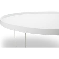 Here, your favorite looks cost less than you thought possible. Tray Top Round Coffee Table W Metal Legs In White Buy Coffee Tables 184520