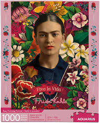 Maybe you would like to learn more about one of these? Aquarius Frida Kahlo Puzzle 1000 Piece Jigsaw Puzzle Officially Licensed Frida Kahlo Merchandise Collectibles Glare Free Precision Fit Virtually No Puzzle Dust 20 X 28 Inches Toys Games Amazon Com