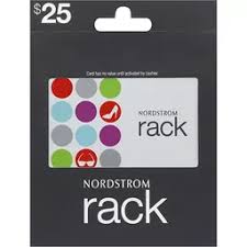 Browse nordstrom rack gift cards at staples and shop by desired features or customer ratings. Nordstrom Rack Gift Card 25 Gift Cards Lira S Supermarket