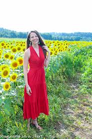 Fashion Friday Red Dress In Sunflowers Running In A Skirt Meaning of dressing in english. fashion friday red dress in