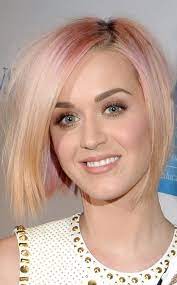 2011 From Katy Perry S Hair Through The Years Katy Perry Hair Pink Blonde Hair Edgy Bob Haircuts