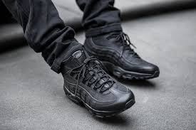 A Closer Look At The Nike Air Max 95 Sneakerboot Nike Air Max 95 Black Shoes Men Nike Air Max