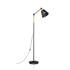 Generally they are used in bedrooms and are less intrusive if one person is trying to sleep, while another is reading. Adjustable Vintage Floor Lamp Tall Standing Lamp With E26 Sized Screw Base Led Bulb Not Included Metal Wood Readin Lamp Vintage Floor Lamp Black Table Lamps