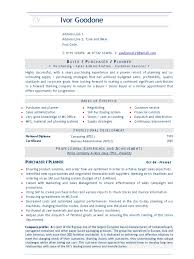 buyer purchaser resume cv resume sample