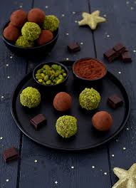 Truffes Chocolat Pistache Truffes Au Chocolat Recette Truffe Chocolat Truffe