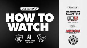 How to watch, listen to and livestream Raiders at Texans