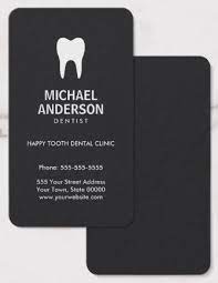 Customize your business cards with dozens of themes, colors, and styles to make an impression. Dentist Or Dental Assistant Modern Dark Gray Business Card Zazzle Com Dental Business Cards Dental Design Dental