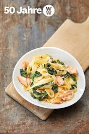 Tagliatelle Mit Lachs Und Spinat Rezept In 2020 Tagliatelle Mit Lachs Tagliatelle Und Rezepte