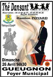 Dvd vidéo du thé dansant avec l'orchestre dominic allan, enregistré à naintré (86), le 10 juin 2013 avec la participation de. Extra Sportif The Dansant Avec Damien Poyard Le 26 Avril Football Club Gueugnon