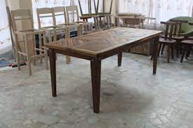 bahce masasi 190 cm x 90 cm yukseklik 78 cm endonezya tik agacindan imal edilmis ve hemel marka tik yagi kullanilmistir endonezya