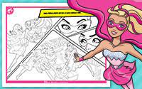 Barbie cuore principessa disegni per bambini da colorare. Stampa E Gioca Pagina Da Colorare 3 Di Super Principessa