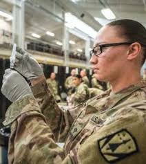 Bases chosen for troops to receive 1st vaccinations