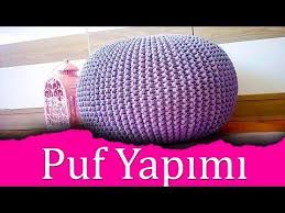 Orgu Puf Yapimi Puf Minder Nasil Yapilir Canim Anne Puf Minder Minder Orgu