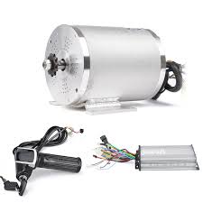 Electric Brushless DC Motor Complete Kit, 48V 2000W 4300RPM High Speed  Motor, With 33A 15 Mosfet Controller, Battery Display LCD Throttle,  Electric Scooter Bicycle Motorcycle Mid Drive Motor, DIY Part : Sports