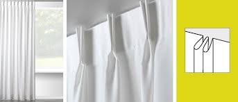 dubbele plooi vlinder plooi gordijnen naaien gordijnen raambekleding