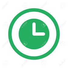 Eine gelbe blume umrandet den namen der partei. Flache Grune Symbol Uhr Und Gruner Kreis Lizenzfrei Nutzbare Vektorgrafiken Clip Arts Illustrationen Image 50600441