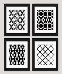 Black And White Geometric Art Prints Black White Art Geometric Art Prints Modern Art Set Of 4 8x10 Prints Dining Room Art Bedroo Geometric Art Geometric Art Prints Black And White Wall Art
