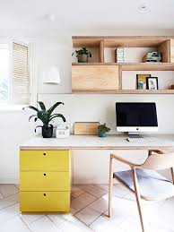 Home Office Projeto De Home Office Ideias Para Interiores Armarios Amarelos