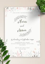 Here are best housewarming invitation wording ideas with free canva templates. Download Printable Soft Floral Housewarming Invitation Pdf