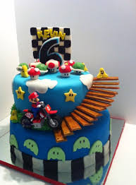 Inspiration and ideas to help you throw a super mario brothers birthday party. Mario Kart Birthday Cake Cakecentral Com
