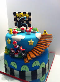 I have 6 month old twin boys (and a 2.5 yr old boy) so i am so glad to hear it gets easier over time!! Mario Kart Birthday Cake Cakecentral Com