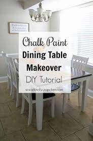 All the steps to get that glossy white finish you're hoping for. Gorgeous Chalk Paint Dining Table Makeover Diy Kindly Unspoken