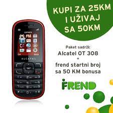 Alcatel OT308 samo 25KM u frend paketu ...