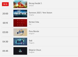 Show tv, atv, kanal d, star tv ekranlarında dizi ve programların yeni bölümü bulunuyor. Tv8 Yayin Akisi 9 Ocak 2021 Tv8 Yayin Akisinda Neler Var