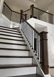 If you're installing wrought iron railing on a concrete floor you'll discover that it's not a difficult job and one that can be completed in a relatively short time. Interior Ironwork Finelli Ironworks