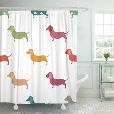 Shop fabric for every creative craft project. Cute Dachshund Flower Butterfly Fabric Shower Curtain Set W Hooks Bathroom Rug Home Garden Uniforce Bath