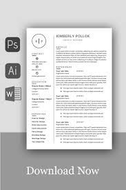  Resume Template Professional Resume Template Instant Etsy In 2021 Resume Template Word Teacher Resume Template Resume Template Free