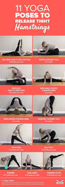 11 Yoga Poses To Release Tight Hamstrings Easy Yoga Workouts Hamstring Yoga Gentle Yoga