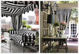 Black And White Deck Decor Decorating With Black And White Ideas For Every Room Outdoor Curtains Space Decor Decor