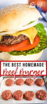 Best Homemade Beef Burgers 5 Ingredients Homemade Beef Burgers Burger Recipes Beef Homemade Beef