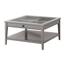 The design of the table incorporates a glass tabletop that displays the contents of the drawer beneath it. Liatorp Coffee Table Gray Glass 50269369 Reviews Price Comparisons