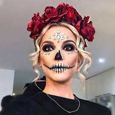 Been Getting So Many Requests Regarding My Hair Makeup For The Dayofthedead P Maquillaje Makeup Halloween Frisuren Schminkzeug Halloween Gesicht Schminken