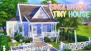 Tiny Single Mom House The Sims 4 Speed Build Youtube Sims 4 Sims Sims 4 House Design