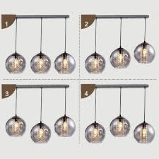 Look for copper pendant light that are strong and durable from many good suppliers. Glass Ball 3 Light Kitchen Island Pendant Light Dining Room Lighting Ideas Living Room Bedroom Ceiling Lights