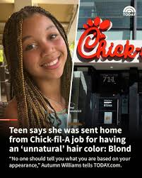 I was very embarrassed," Autumn Williams, 16 says. According to Williams  and her mother Nina Burch, the teen wears her "brownish-blond" or "dark  blond" hair in box braids, which Autumn had when