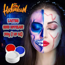 Amazon.com: DE'LANCI Halloween Makeup Cosplay Face Paint 200g, SFX Joker  Clown Red White Blue Face Body Painting 3 Color, Prides Face Painting  Makeup for 4th of July USA Flag Patriotic Veterans Independence