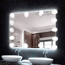 We did not find results for: Buy Hollywood Led Vanity Lights Strip Kit With 14 Dimmable Light Bulbs For Full Body Length Mirror And Bathroom Wall Mirror Plug In Mirror Lights With Power Supply White No Mirror Included