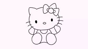 Rancangan gambar hello kitty yg bagus dan mudah untuk lukisan di dinding : Cara Menggambar Hello Kitty Dengan Gambar Wikihow